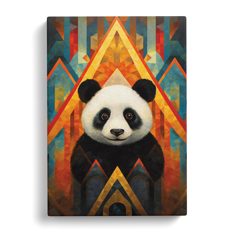 Panda No.2 - No Frame Print, 76cm H x 50cm W x 3cm D