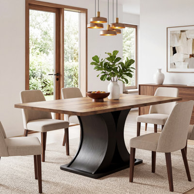 55" Dining Table For 4-6 People