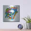 «Tropical Skull Splash» par Ivan Negrete, art mural en métal-2098179675