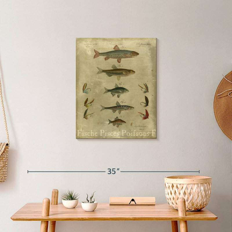 Poissons, composition I, H 20 po x l 16 po