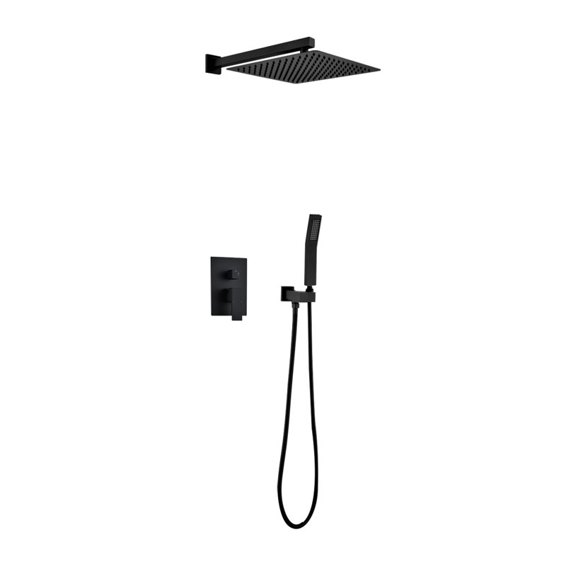 All-In-One Kit with Rough in-Valve, Matte Black