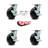4 Piece Polyolefin Caster Set