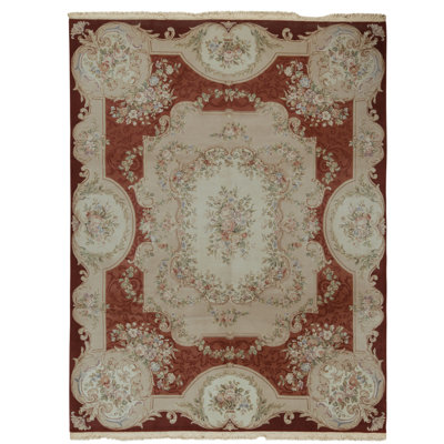 Tapis rectangulaire noué à la main