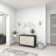 Metal Wire Foiled Floral Home Wall Decor with Scroll Accents