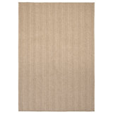 Torsade Striped Area Rug in Naturel