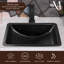Monarch Abode 21" Black Bathroom Sink