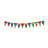 Rainbow Stripe Festive Pennant String