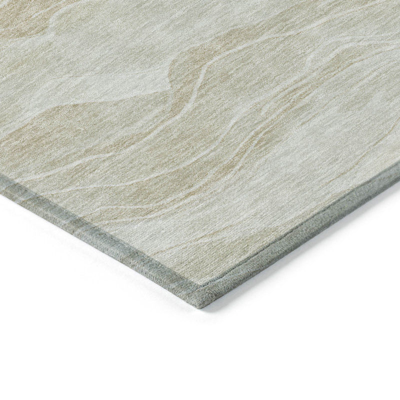 Tapis intérieur / extérieur lavable en machine Christain ACN1246, Rectangle 1 pi 8 po x 2 pi 6 po