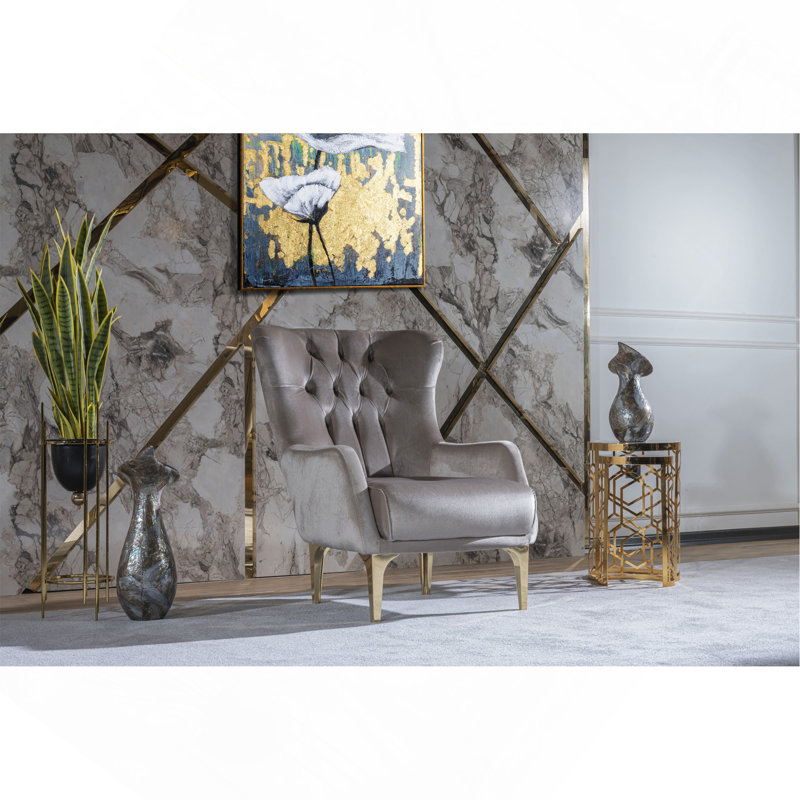 Chaise moderne taupe, Taupe