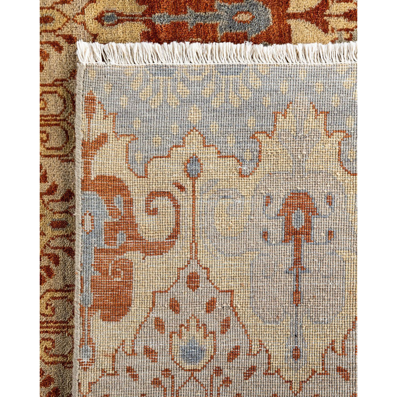 Overdyed One-of-a-Kind 9' 3" X 12' 3" Hand Knotted Area Rug