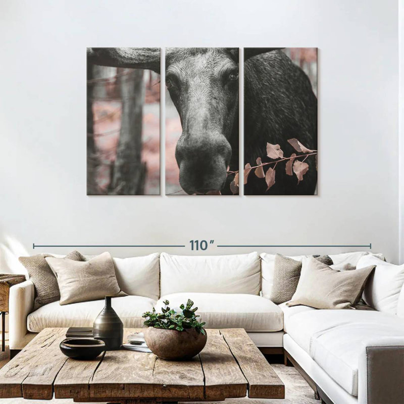 Black Moose, 48" H x 74" W