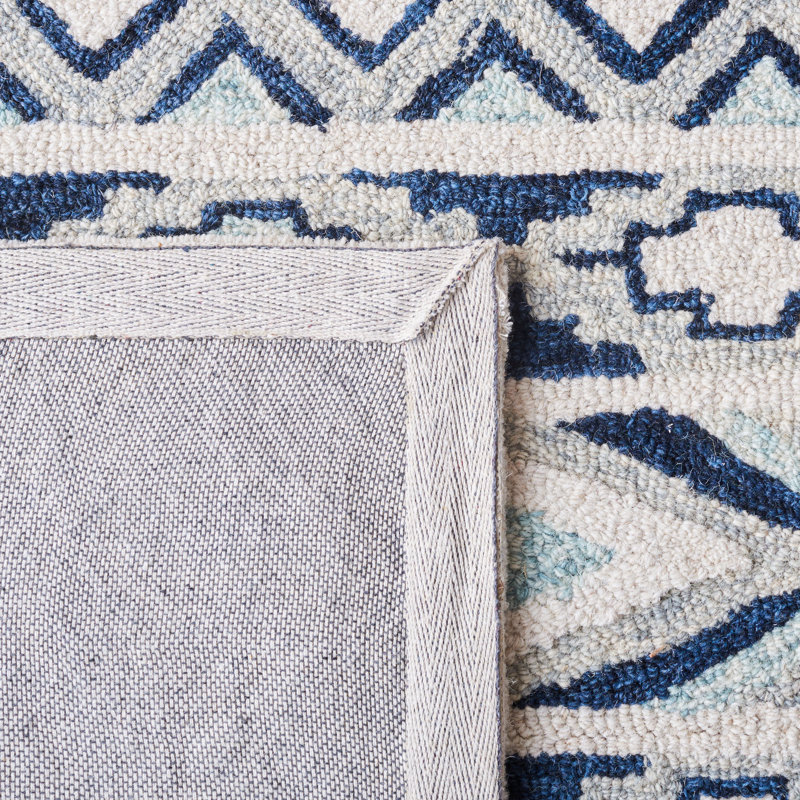 Tapis en laine et en coton touffeté à la main Roslyn, Rectangle 8 pi x 10 pi