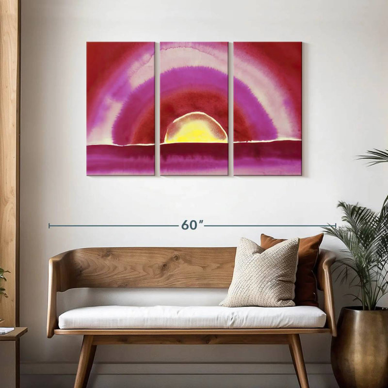 Avery Sunrise 1916, H 28 po x l 45 po