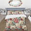 Farmhouse Pink And White Floral Gardens I - Ensemble de housse de couette à motif floral-1203972467
