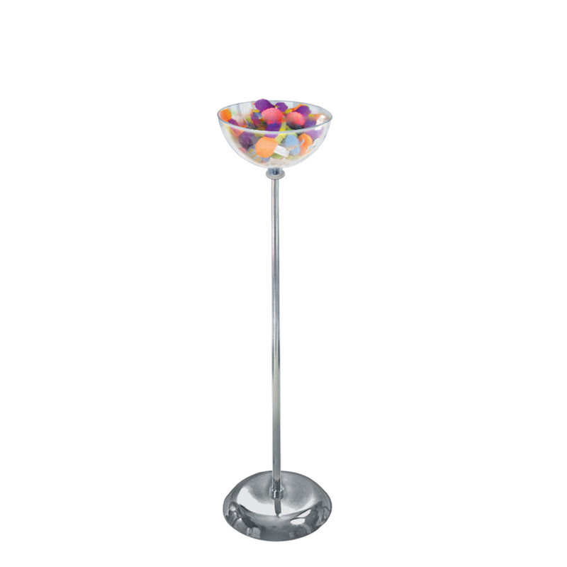 10" Diameter Single Bowl Floor Display