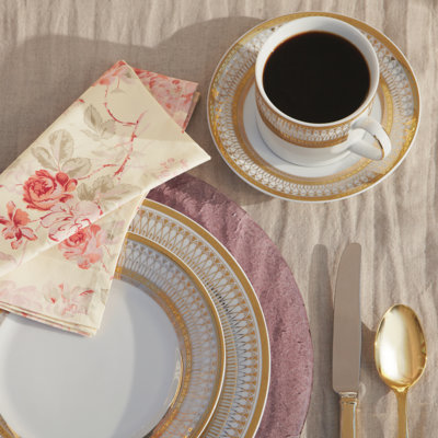 Shyanne Porcelain Teacup and Saucer
