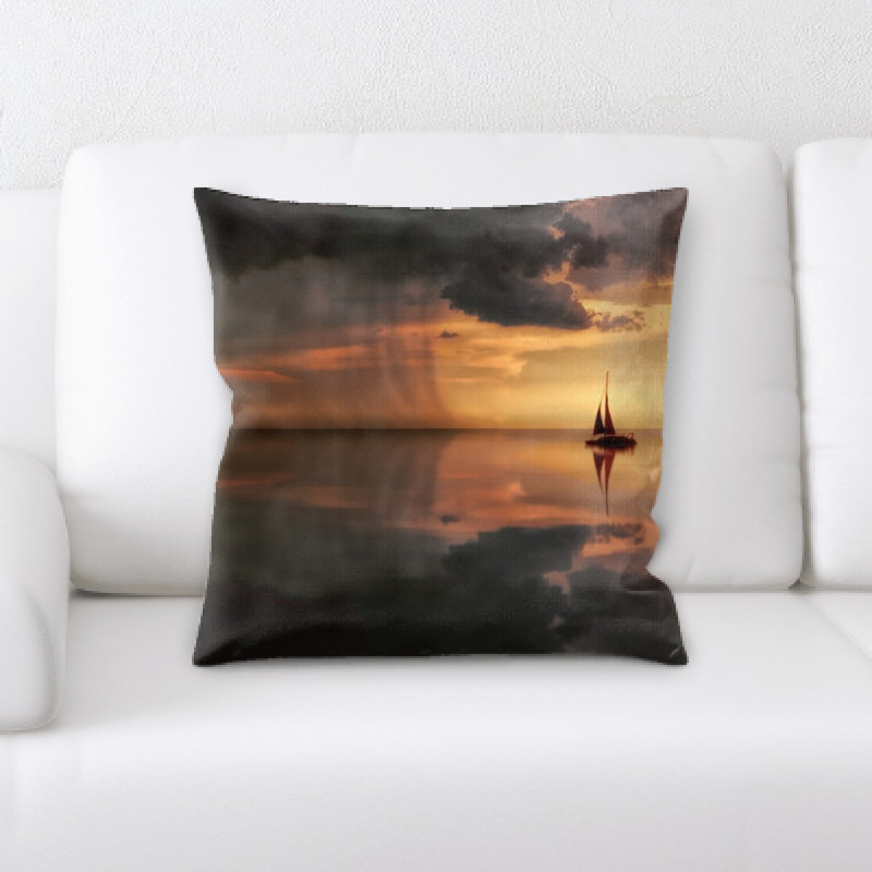Coussin coucher de soleil