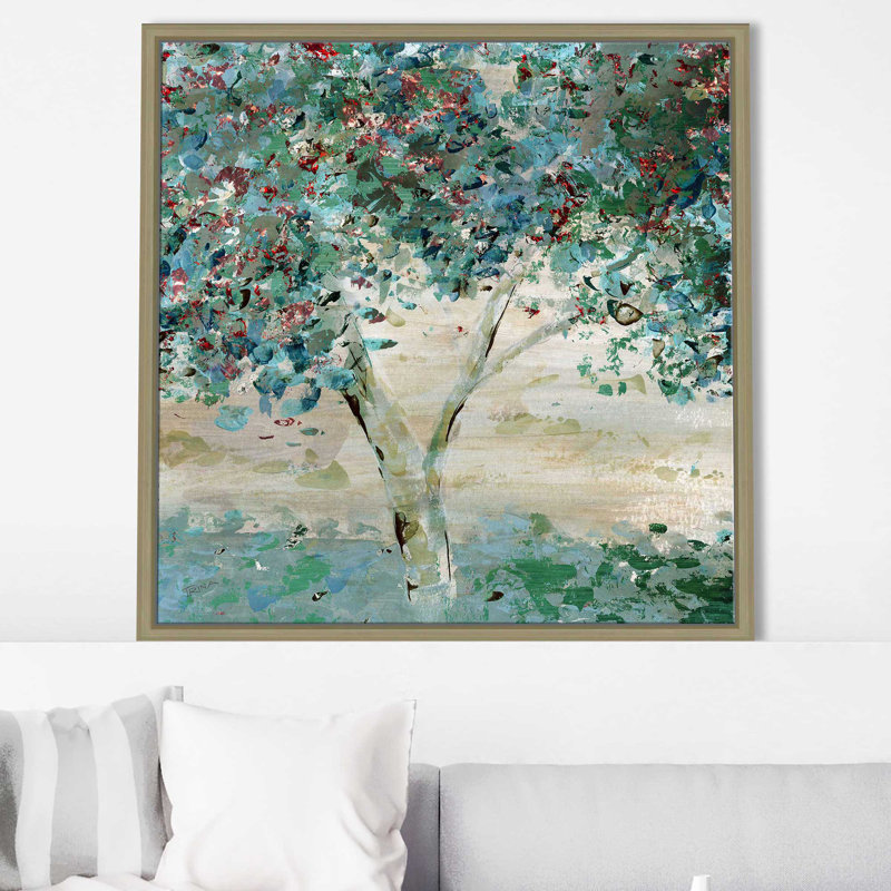 «Farmhouse Spice» par Katrina Craven - Peinture, Cadre flottant champagne, H 31,5 po x l 31,5 po x P 2 po