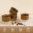 Handcrafted Two-Tone Ceramic Espresso Cup Set Rustic Unglazed Base Coffee Cups for Dining Table Kitchen Coffee Bar Decor