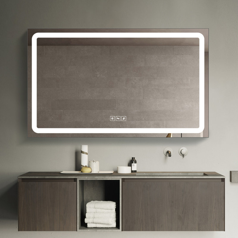 Miroir mural Condy, 35 po x 18 po, Ovale