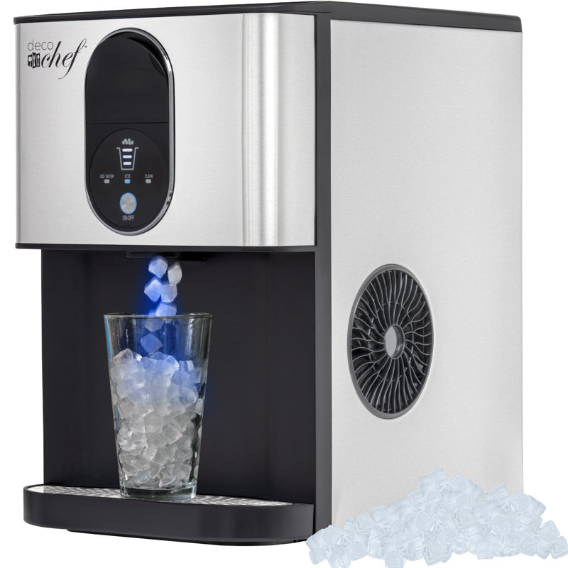 Deco Chef Stainless Steel Countertop Nugget Ice Maker, 46LB Capacity
