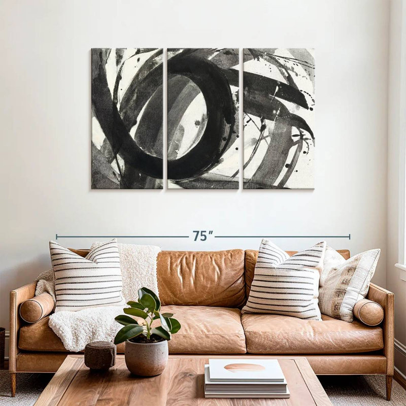 Avery Roller Coaster II On White, 36" H x 57" W