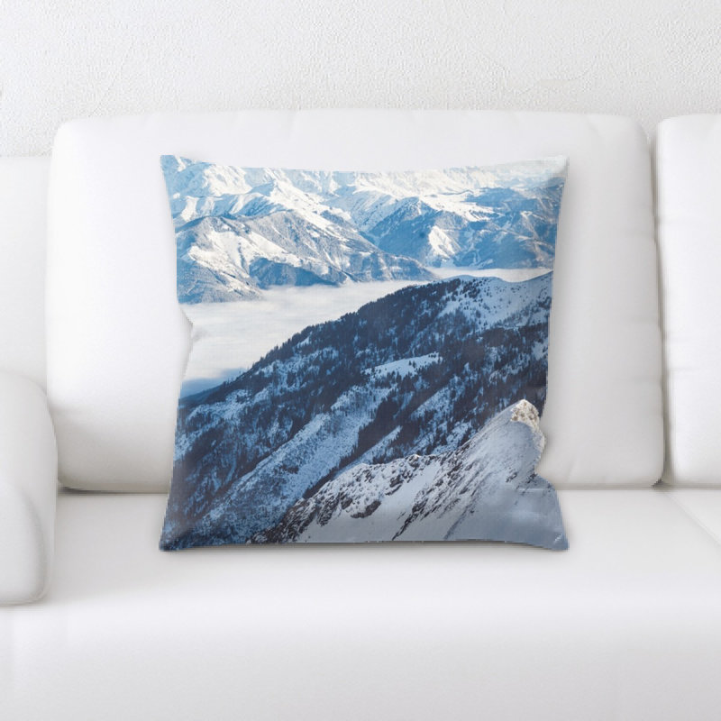Microsuede Reversible Throw Pillow