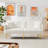 Tayabah 69.2'' Velvet Convertible Sofa-1891457175