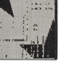 Machine Woven White/Black Rug-70524105