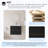 24" Wall Mounted Single Bathroom Vanity With White Integrated Ceramic Top-1462128935