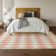 Premium Machine Washable Cerrito AMF578 Salmon Rug