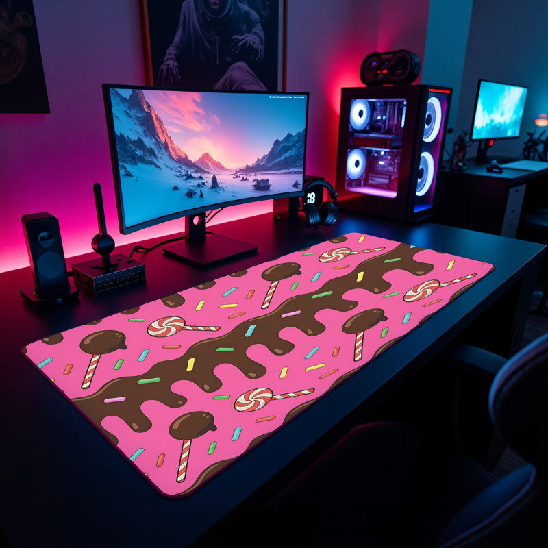 Polyester Desk Pad, 31.5x15.5