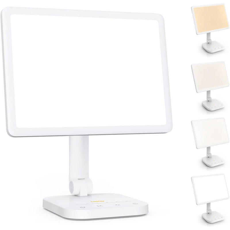 Light Therapy Lamp, Sun Lamp With Adjustable Brightness, Sunlight Lamp With Uv-free, Happy Lamp, For Home Office