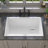27" X 19" White Undermount Kitchen Sink Workstation Rectangular Sink Granite Composite Dual Mount Single Bowl Basin Farmhouse Deep Sink with Accessories