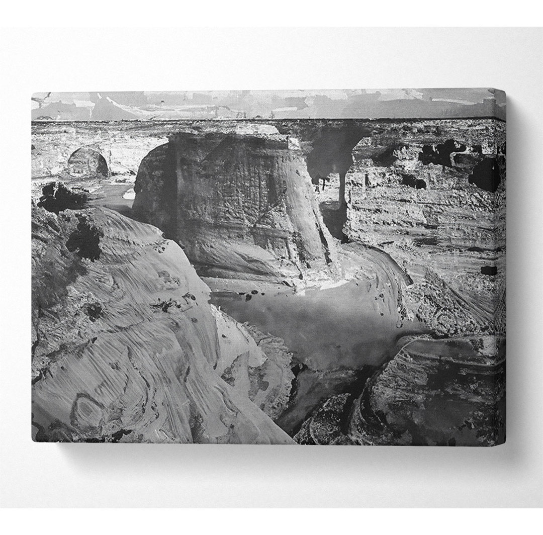 Ansel Adams Canyon De Chelly Arizona B N W - Kunstdrucke auf Leinwand