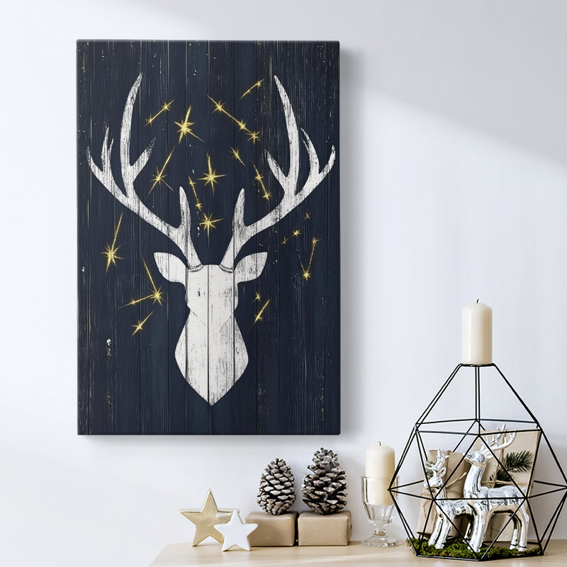 Art des Fêtes de Noël - Toile tendue avec châssis XLIX, H 18 po x l 12 po