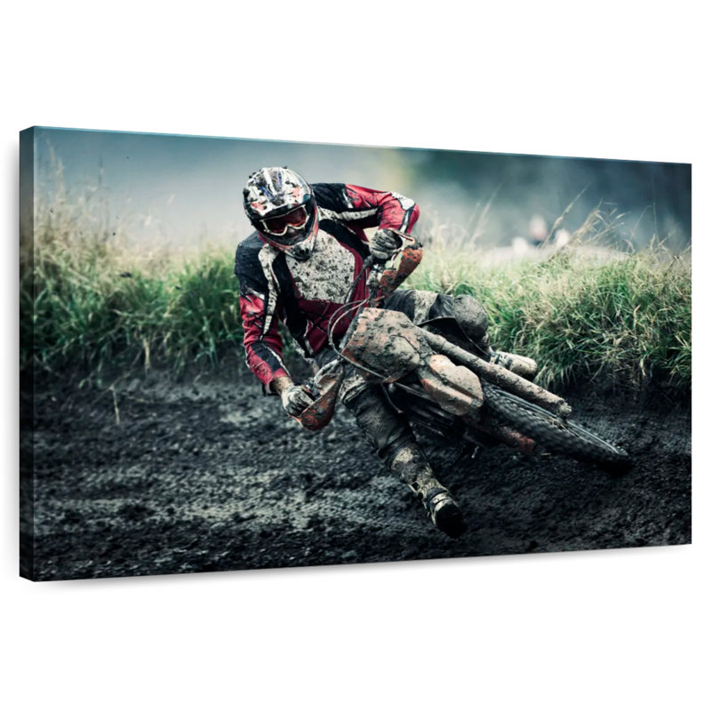 Sireci Muddy Dirt Bike, 20" H x 30" W