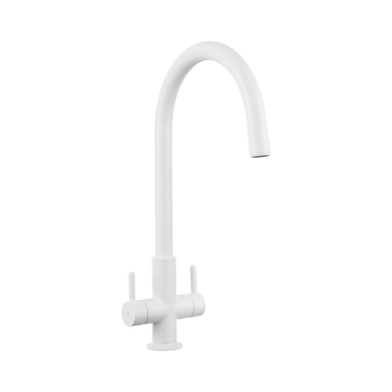 Rangemaster Kitchen Faucet, Crystal White