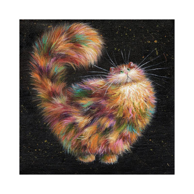 Poufette by Kim Haskins - Wrapped Canvas Print