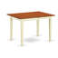 Table de cuisine Norfolk - plateau de table rectangulaire en bois avec feuille de papillon, babeurre et cerise