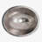 Classic 19" L x 16" W Hand-Hammered Oval Undermount Bathroom Sink-20568664