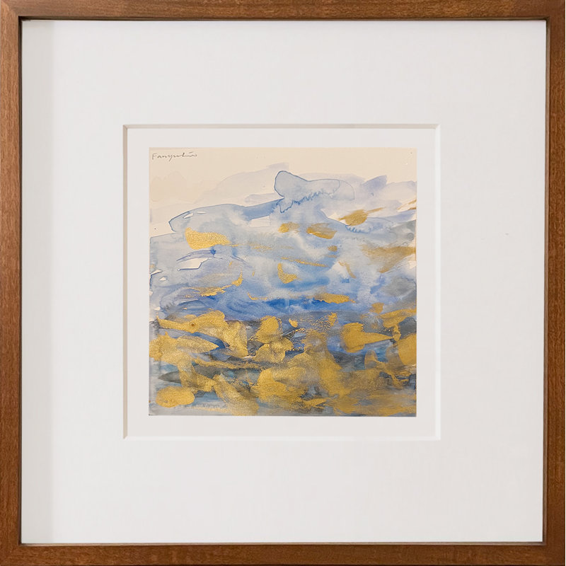 The Touch of Ocean No.4 by Fanyu Lin - Single Picture Frame Print