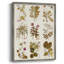 Antique Floral Grid II, reproduction encadrée - bois massif-791373748