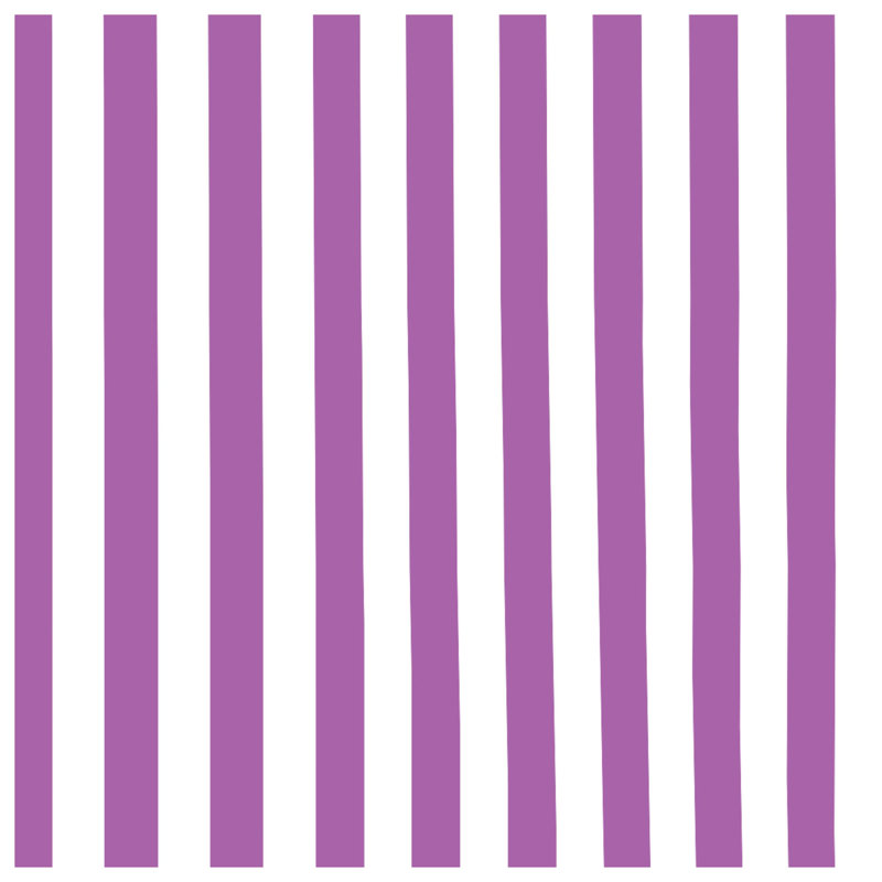 Purple Vertical Stripes Bath Mat, L 24 po x L 17 po