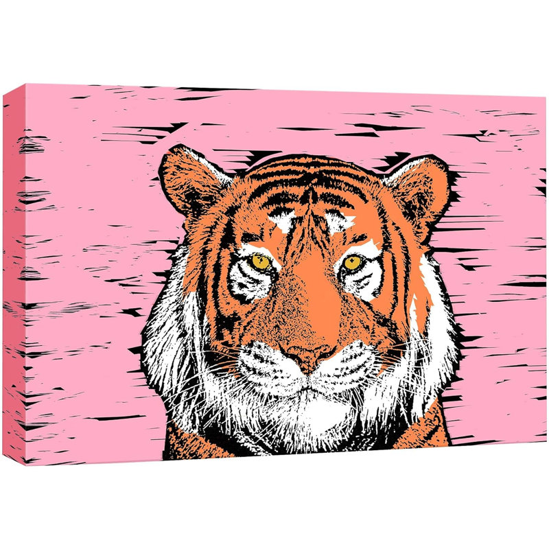 Animaux vifs BCBG vifs, Toile tendue, H 32 po x l 48 po