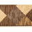 Brown Beige Distressed Checkers Area Rug-107120073