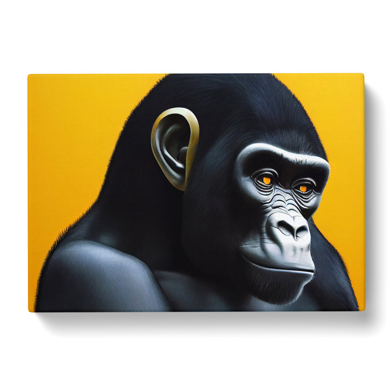 Modern Gorilla Art Vol.2 - Wrapped Canvas, 35cm H x 50cm W x 3cm D