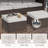 5-Piece Spacious Seating Group Patio Multi-brown Wicker Rattan Sofa Set with Cushions-106536882