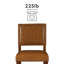 Husno Faux Leather Upholstered Solid Wood Counter & Bar Stool-1272521063-1272521062
