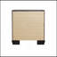 Table de chevet gris vieilli